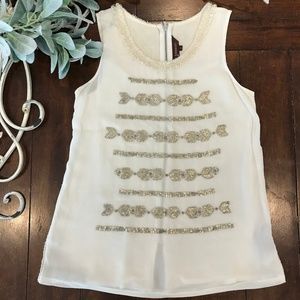 White Anthropologie Blouse